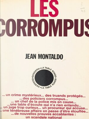 cover image of Les corrompus